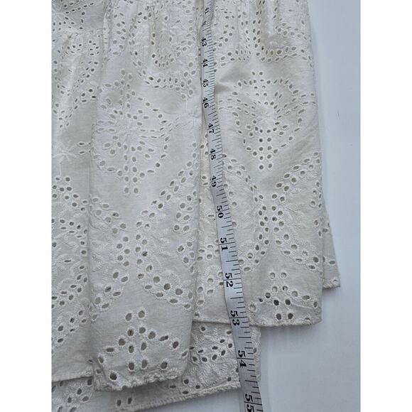 Alice + Olivia Women's Size 10 Shantella Embroidered Cotton Voile Maxi Dress NWT - Picture 10 of 14